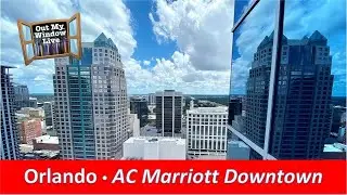 Incredible views from the new AC Marriott in Downtown Orlando #OutMyWindowLive