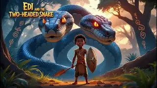 EDI AND THE TWO HEADED SNAKE#AfricanVillageLife#MythicalStory#AdventureAnimation#HeartTouching