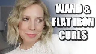 HAIR TUTORIAL- CURLING WITH FLAT IRON & CLIPLESS WAND | medium lob | frugieblog💋