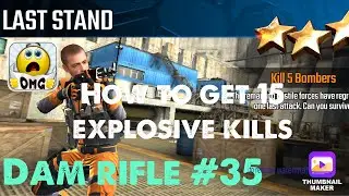Last Stand,Sniper Strike Special Ops mission #35- Dam (rifle/ zone 15)