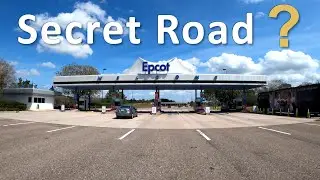 Driving the back road into Disney World / Epcot / Magic Kingdom / Bonnet Creek