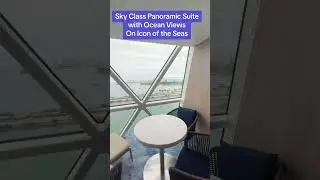 Sky Class Panoramic Suite with Ocean Views on Icon of the Seas! #iconoftheseas #royalcaribbean #icon