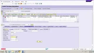 SAP MM How to create a Purchase Requisition for Consumable material for Multiple Account assignment