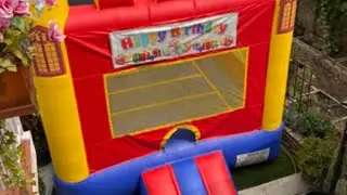 How To Roll A Bounce House 13x13 #TrinityJumpers #bouncehouse #howto #roll
