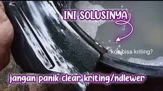 JANGAN PANIK‼️begini Cara mengatasi clear Coat yg kriting/ndlewer.//risky projects