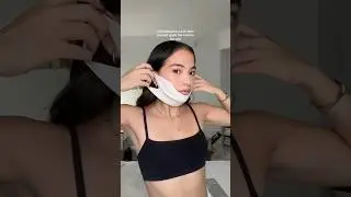 V-Line Lifting Mask for Defined Jawline | Snatched Look with Beauty Tips #shorts