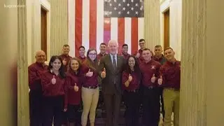 Senator Cornyn meets with TAMU Cadets on capitol hill