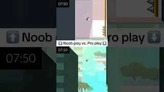 Beginner VS. Pro play #gaming #fail