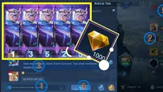 CARA BUG RANK 1 DI EVENT DIAMOND KUNING MOBILE LEGEND !!