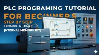 PLC Programming Tutorial for beginners- Epi-6 | Memory Bit (M) & TOF Timer with Practical Example 