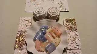 ASMR crushing plaster roses/ plaster bowl with soap curls  #asmrsounds #asmr #plaster #soap