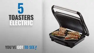 Top 10 Toasters Electric [2018]: Prestige Electric Commercial Grill Toaster (Steel)