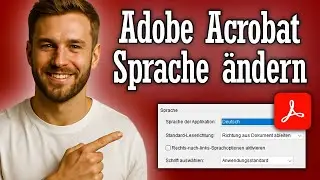 Adobe Acrobat Sprache &auml;ndern - auf deutsch umstellen Anleitung