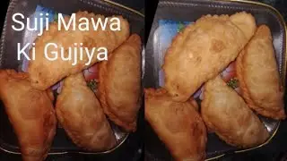 Sooji Mawa Gujiya | Suji Mawa Ki Gujiya - Festival Special | Semolina Khoya Gujiya
