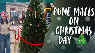 How Pune Malls Celebrate Christmas 🎄 | Full Day Vlog