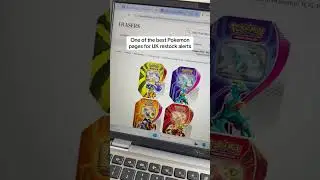 Join this discord on your app for Pokemon stock alerts in the UK.  