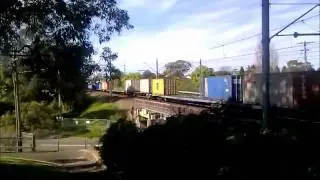 ContainerTrain at Hurlstone Park, NSW