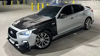 Infiniti q50/ AWD VR30 transmission swap POV drive(Test runs)