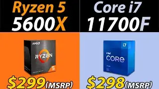 Ryzen 5 5600X Vs. i7-11700F | 6 Cores Vs. 8 Cores | How Much Performance Difference?