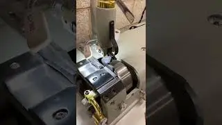One of my favorite leather machines! This Bell Skiver is a huge time saver. #leathercraft #asmr
