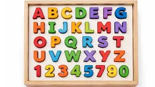 English Alphabet + Numbers Counting Learning Video for Kids and Toddlers 🌈 