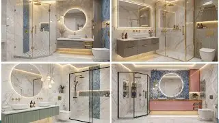 150 Stunning Small Bathroom Design Ideas 2026 | Modern Bathroom Tile Designs & Washbasin cabinets