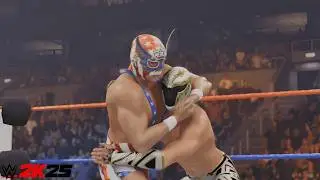 El Grande Americano vs El Ordinario vs Axiom | WWE 2K25