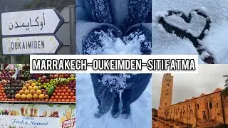 Vlog Marrakech-oukaimden❄️☃️أوكيمدن كما لم تراها من قبل