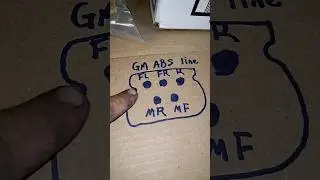 Линейная схема модуля ABS GM!!! 😍😍😍(пожалуйста) #brakerepair #gm #silverado #autorepair