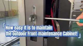 Stop the Climb! Easy Outdoor LED Maintenance in 1 Step 🔧#Frontmaintenance #ledscreen