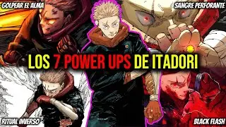 LOS 7 POWER UPS DE ITADORI DURANTE LA BATALLA CONTRA SUKUNA🐓 - JUJUTSU KAISEN!!