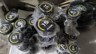 RUBBER DUMBBELLS | FITBULL RUBBER DUMBBELLS | DUMBBELLS MANUFACTURER IN MEERUT