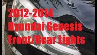 2012-2014 Hyundai Genesis: Auto Leveling Headlights, Lights, Signals, DRL