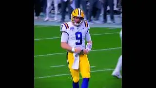Joe Burrow never LOST a college football game after this hit 💯 #collegefootball #joeburrow #edit
