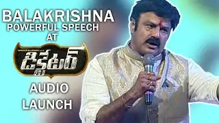Balakrishna Powerful Speech At Dictator Audio Launch | TFPC