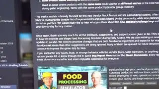 MongoTV_22100 - Food Processing Simulator - Part 213 - TALK - Big Update