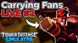 Carrying Fans to Narrator's Event LIVE in TDS (ROBLOX)