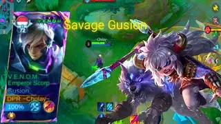 Gusion vs popol, dapat savage!!! 