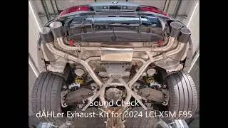 2024 BMW X5 M Competition V8 Sound hitting 100 dB with d&Auml;HLer Exhaust Kit