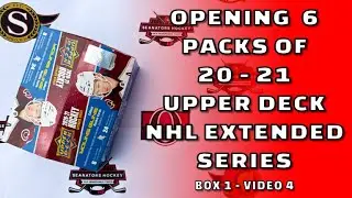 Let's open 6 Packs Of 20 - 21 Upper Deck NHL Hockey Cards 👀 LOOKING FOR YOUNG GUNS 👀 Video 4