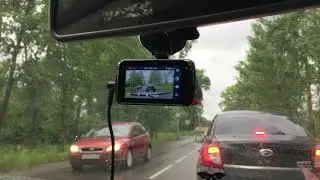 MiVue i90 - работа ADAS (предупреждение о движении авто спереди)