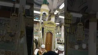 Riadhul Jannah and mehrab 🕌 The most beautiful Ziyarat#madina #beautiful #view #haj2025 #vlog #live