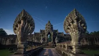 Starlight Over the Temple Gates – Night Ambience
