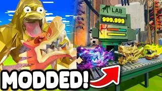 I Modded the RAREST DRAGON FISH with a DANGEROUS HACKER in Animal Company!