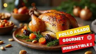 Descubre el Secreto del Pollo Asado Perfecto con Frutos Secos &iexcl;Irresistible!