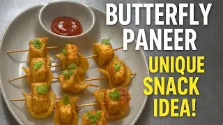 🦋 New Style Paneer Snack &ndash; Butterfly Paneer Recipe | Super Tasty & Simple!