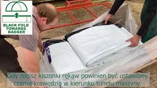 Prawidłowe wyjmowanie rękawa  Agflex z pudełka - ziarno