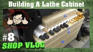 Clever ideas for a lathe cabinet (with turning tool rack)