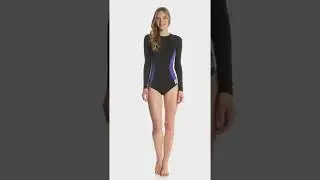Roxy Lisa Andersen L/S One Piece Swimsuit | SwimOutlet.com