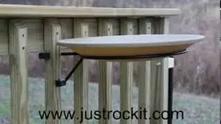 How to install a birdbath on your deck